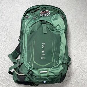 Osprey Manta AG 20 Backpack Green Hiking Hydration Pack Reservoir 20L Trail